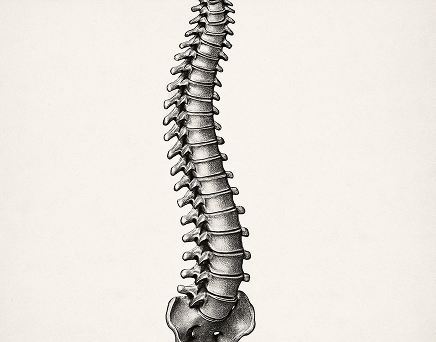 Spine anatomical illustration